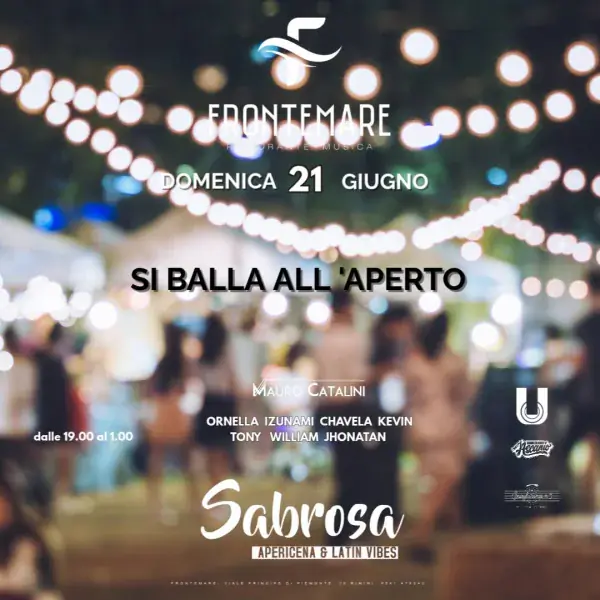 SABROSA - Apericena & Latin Vibes | Frontemare