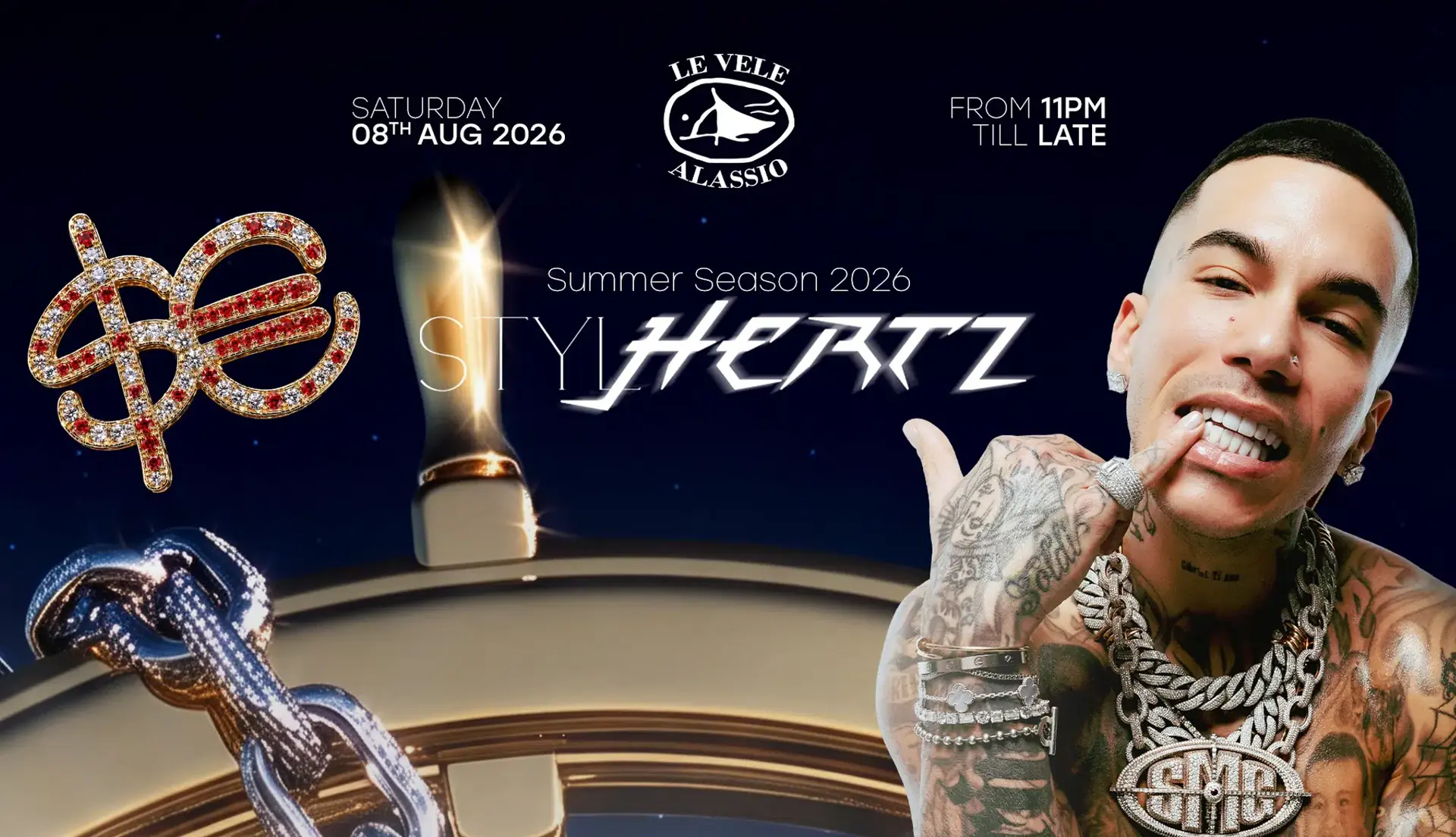 Le Vele Alassio presents Stylhertz w / SECRET GUEST - Saturday, 8th August 2026