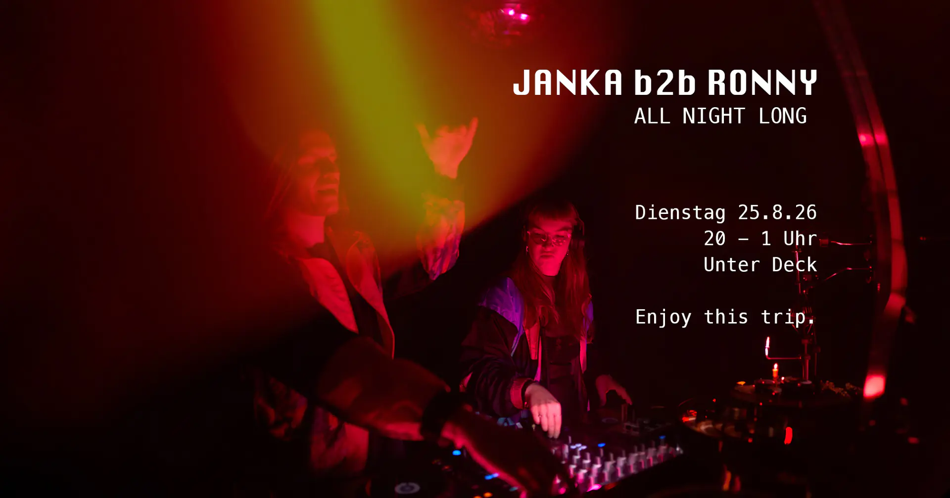 This time 4 real: JANKA b2b RONNY All night long