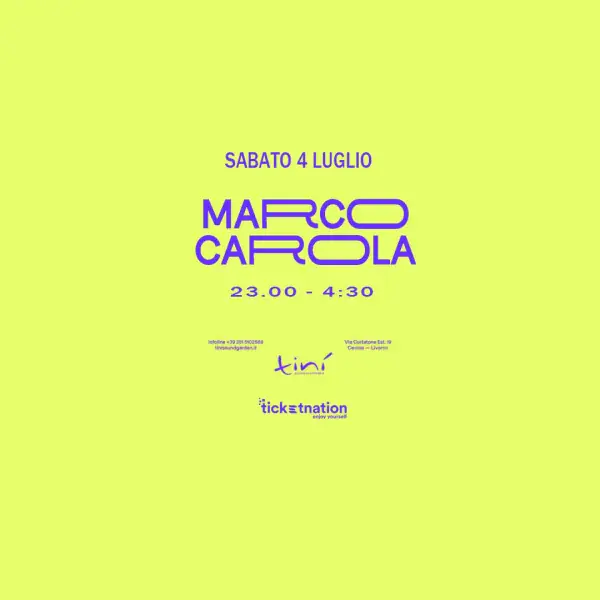 MARCO CAROLA | Tinì Soundgarden
