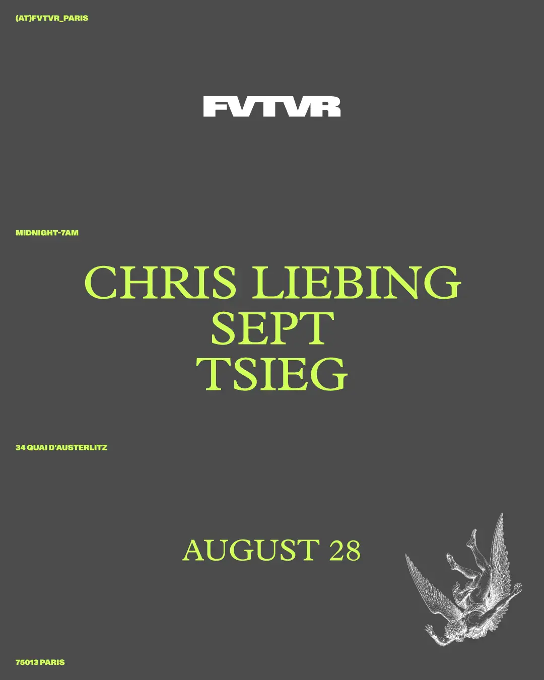 Fvtvr INVITES: Chris Liebing, Sept, TSIEG