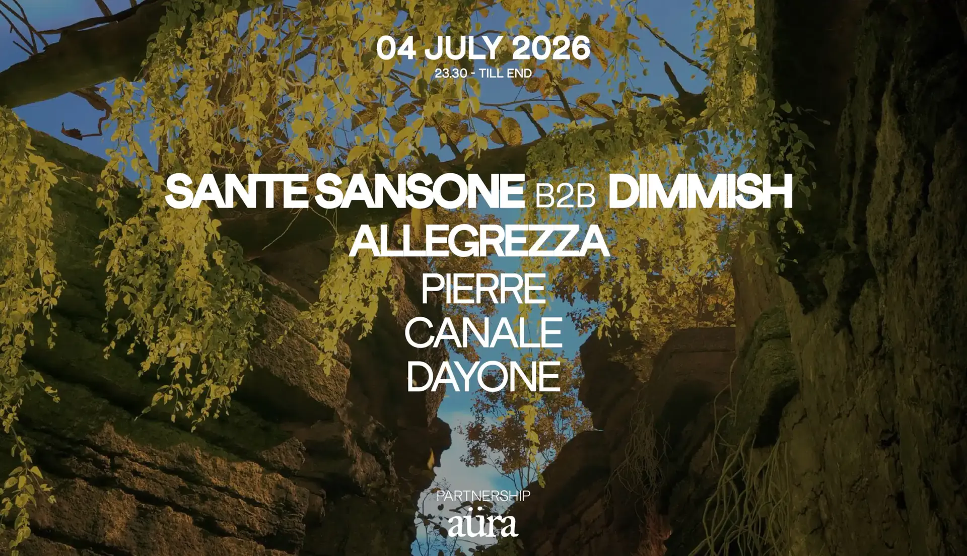 APHELION CLUB invites SANTE SANSONE b2b DIMMISH
