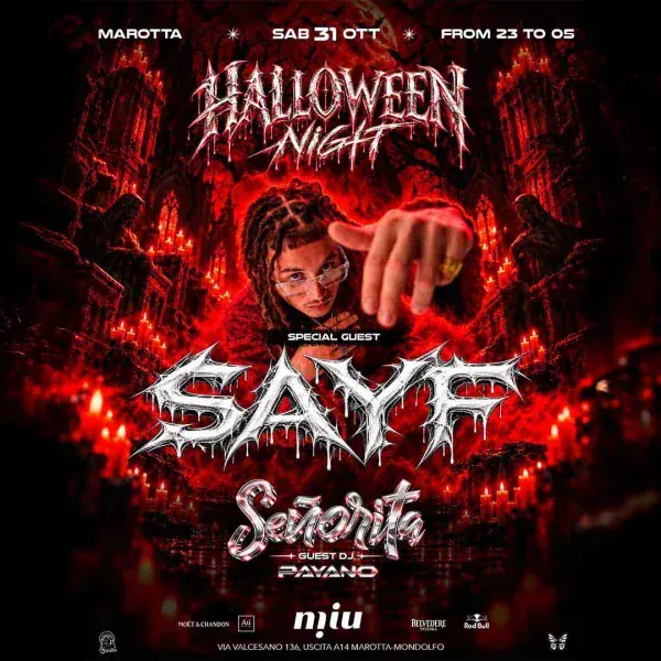 Halloween Night special guest SAYF + Señorita | Miu Disco