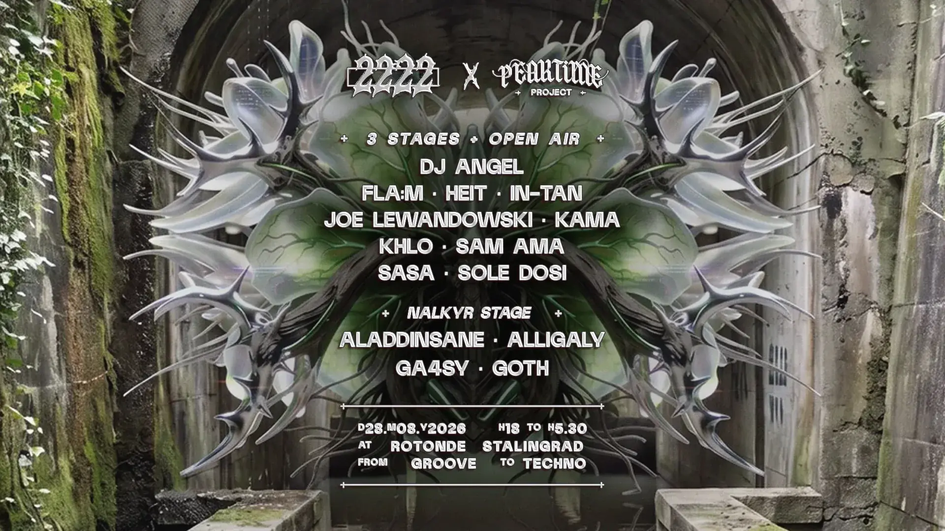 2222 X Peaktime X Nalky · Free Open Air & Club Xxl