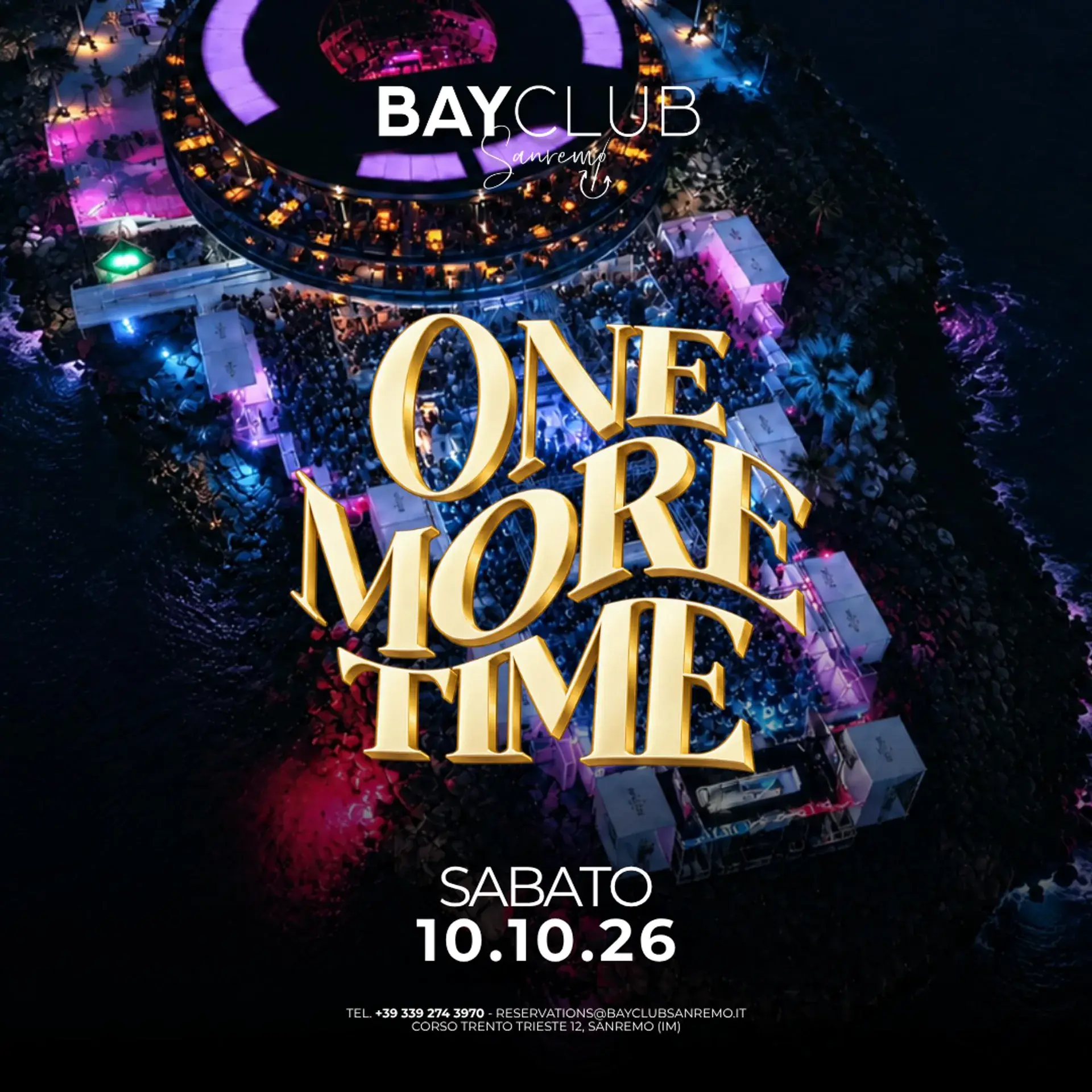 ONE MORE TIME | Bay Club Sanremo