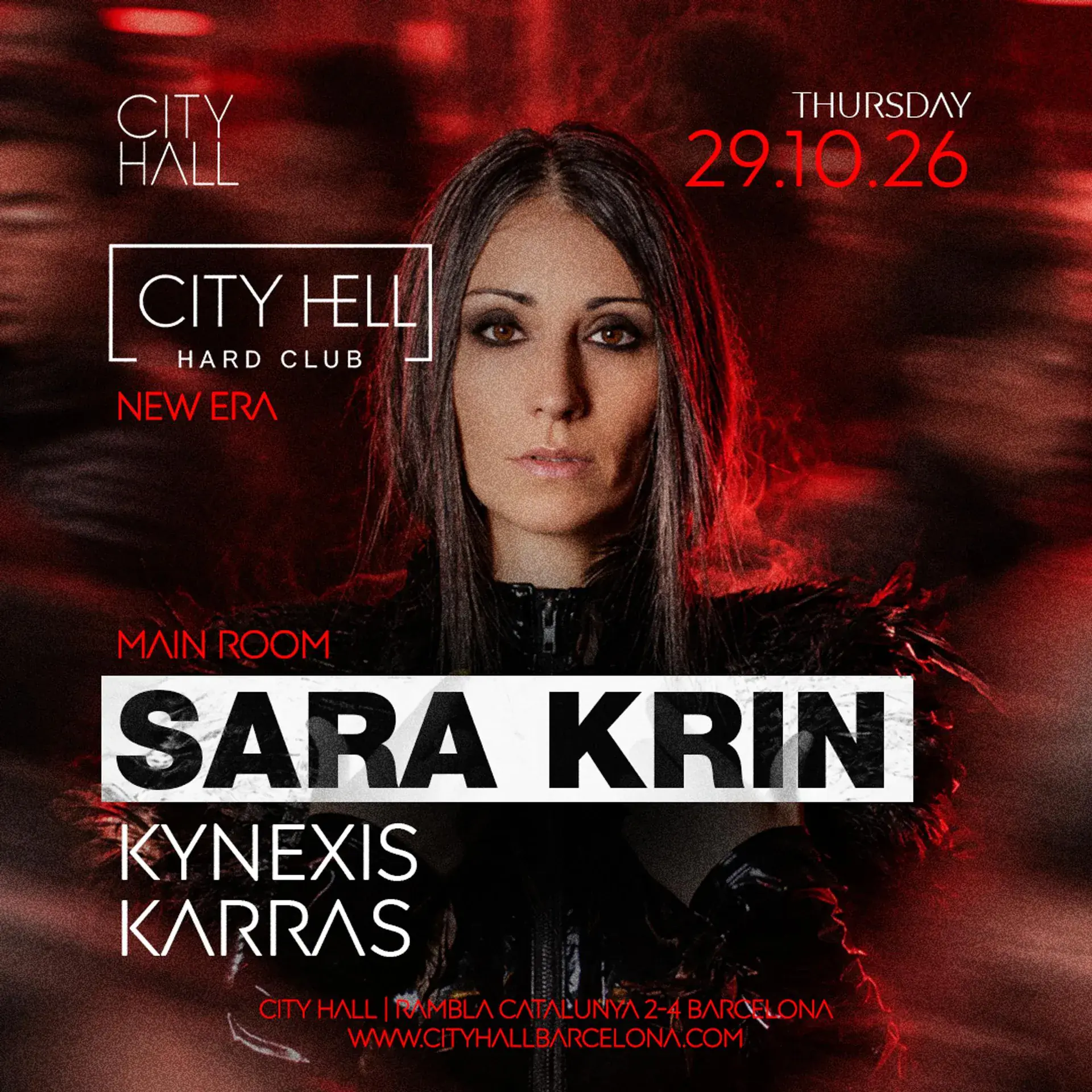 HARD-HALLOWEEN: SARA KRIN by CITY HELL | MAIN ROOM