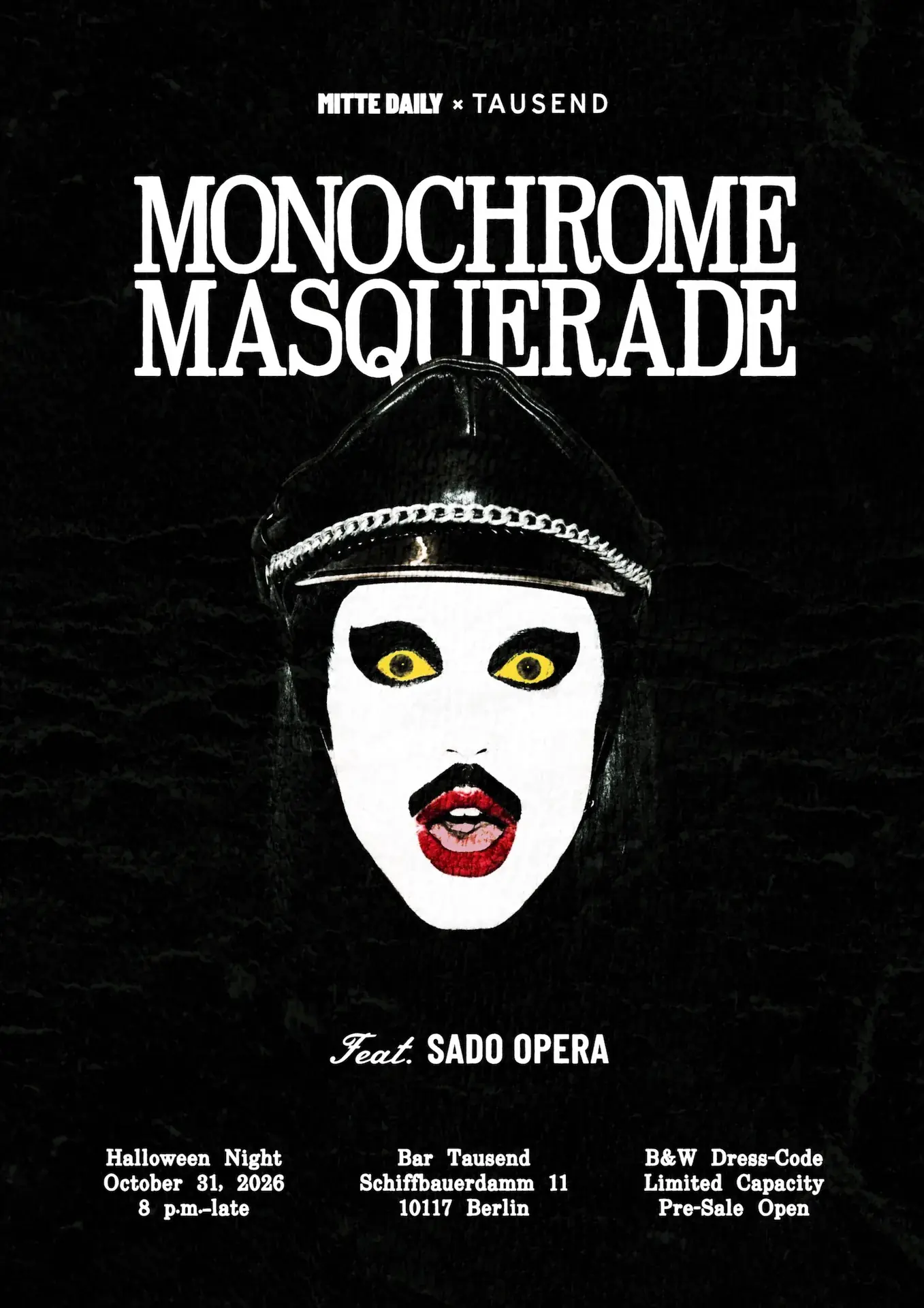 Mascarade monochrome feat. Sado Opera (Live Show)