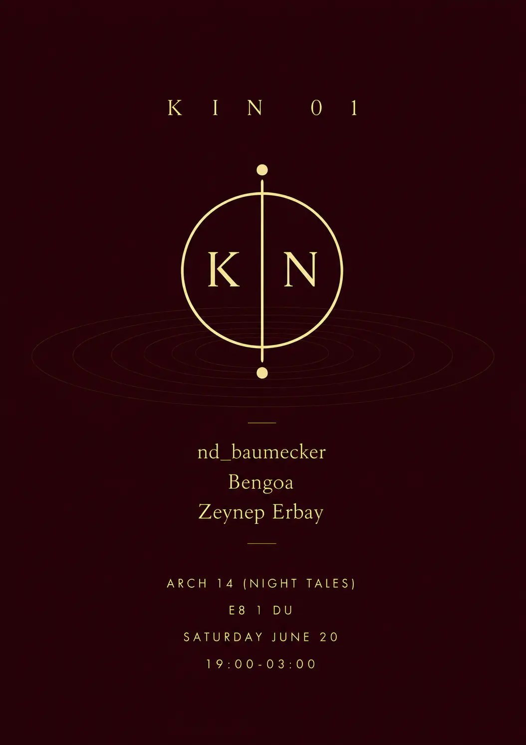 K I N 0 1 / / nd_baumecker / / Bengoa / / Zeynep Erbay