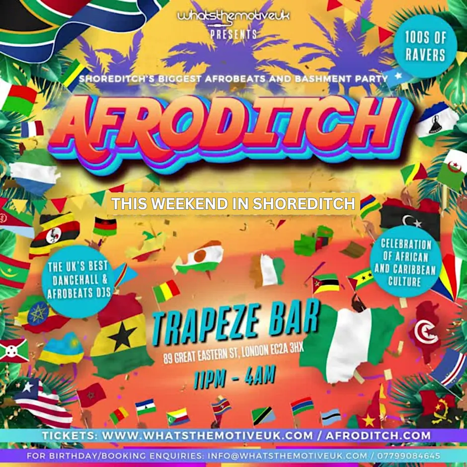 AFRODITCH - London's ́#1 Bashment & Afrobeats Party (FREE B4 12AM)