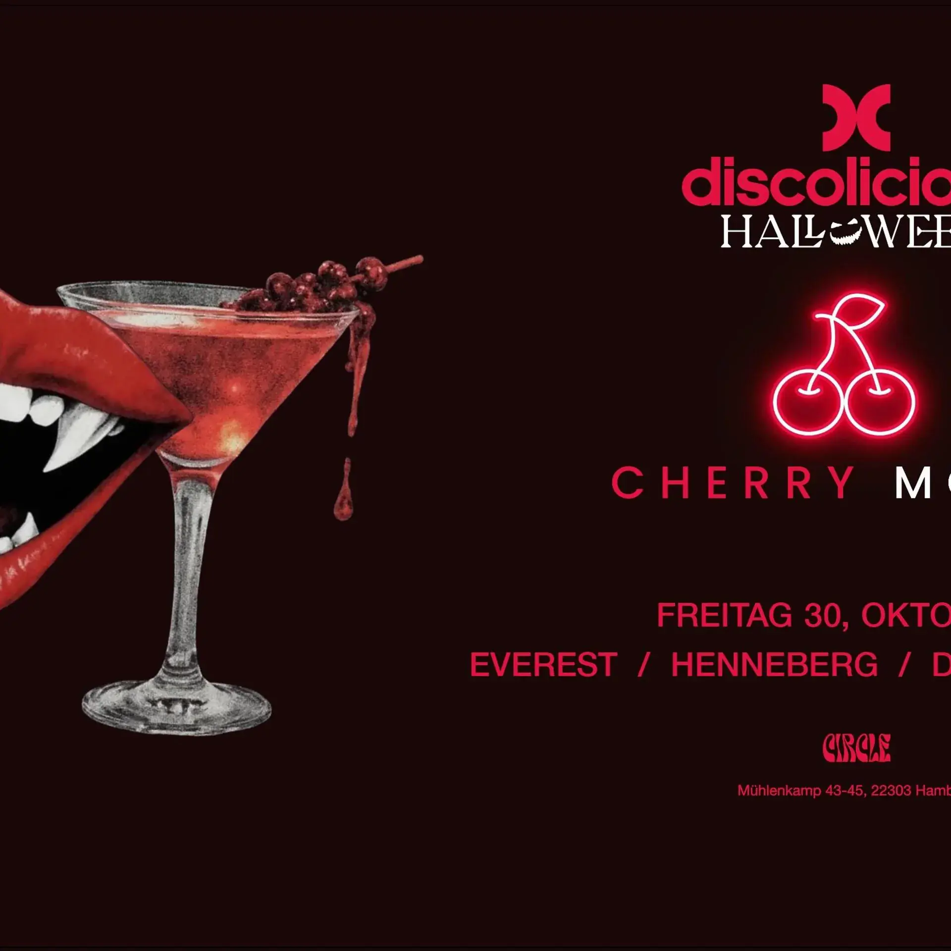 DISCOLICIOUS x CHERRY MOON presenta HALLOWEEN