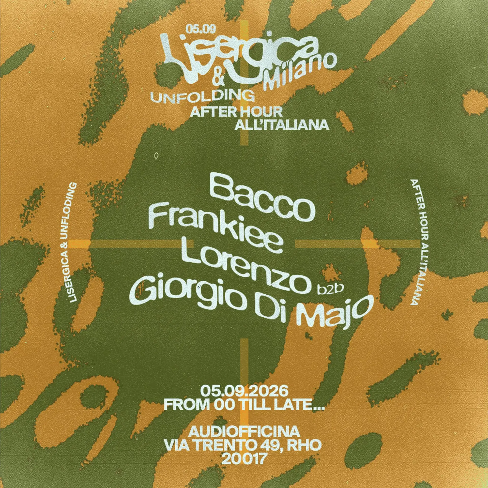 AfterHour all'Italiana by LISERGICA & Unfolding | Audiofficina