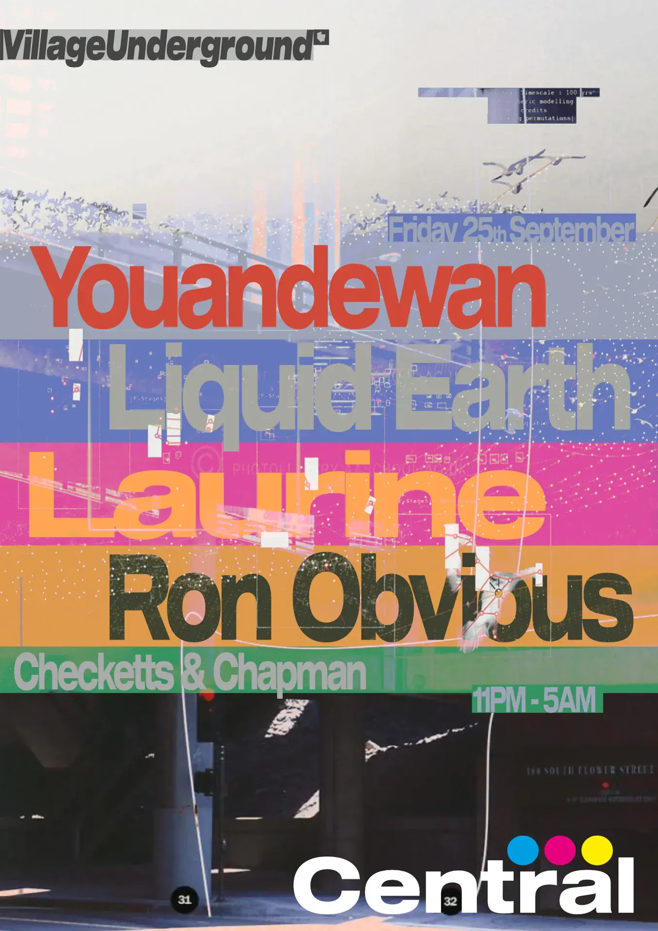 Central - Youandewan b2b Liquid Earth, Laurine, Ron Obvious