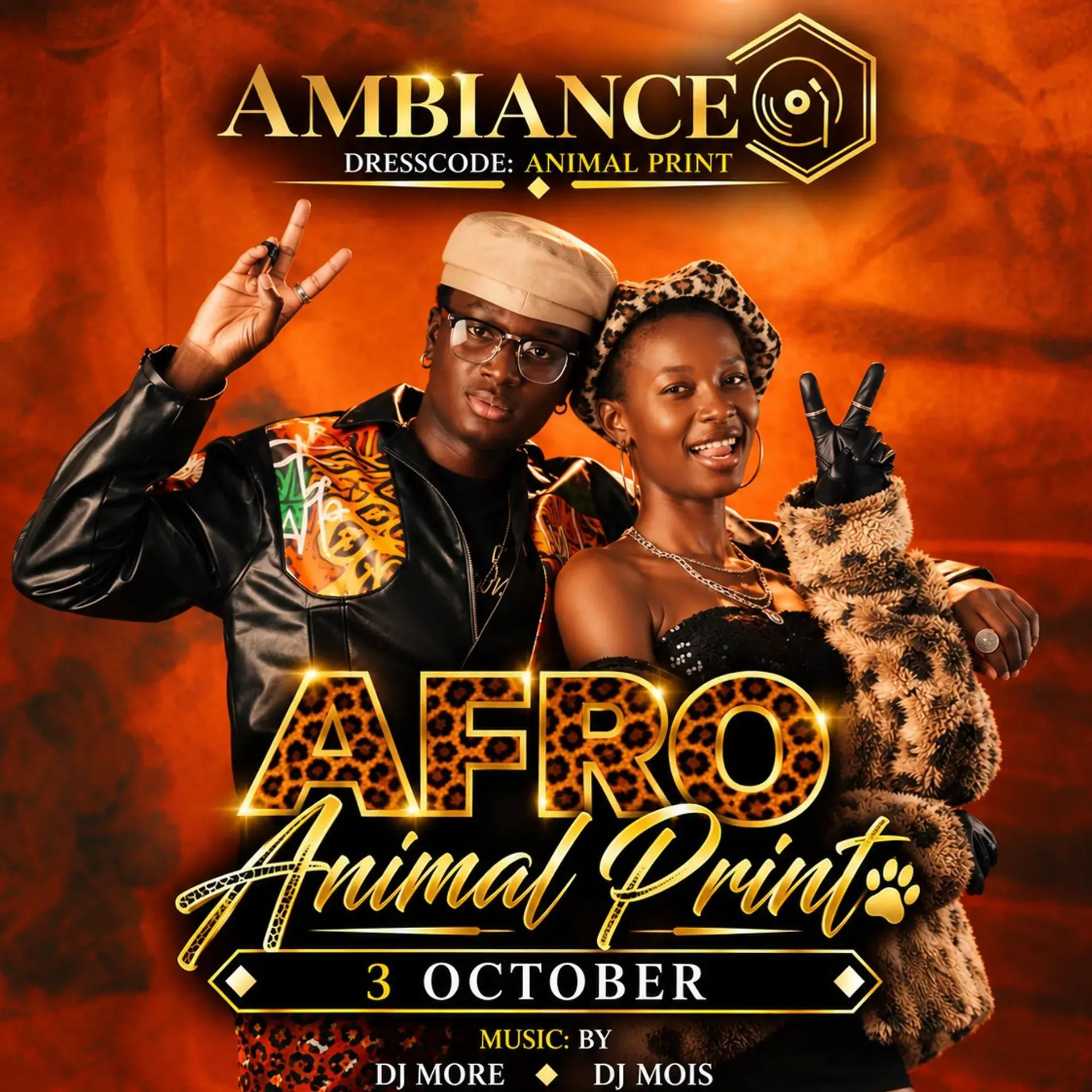 AFRO ANIMAL PRINT PARTY