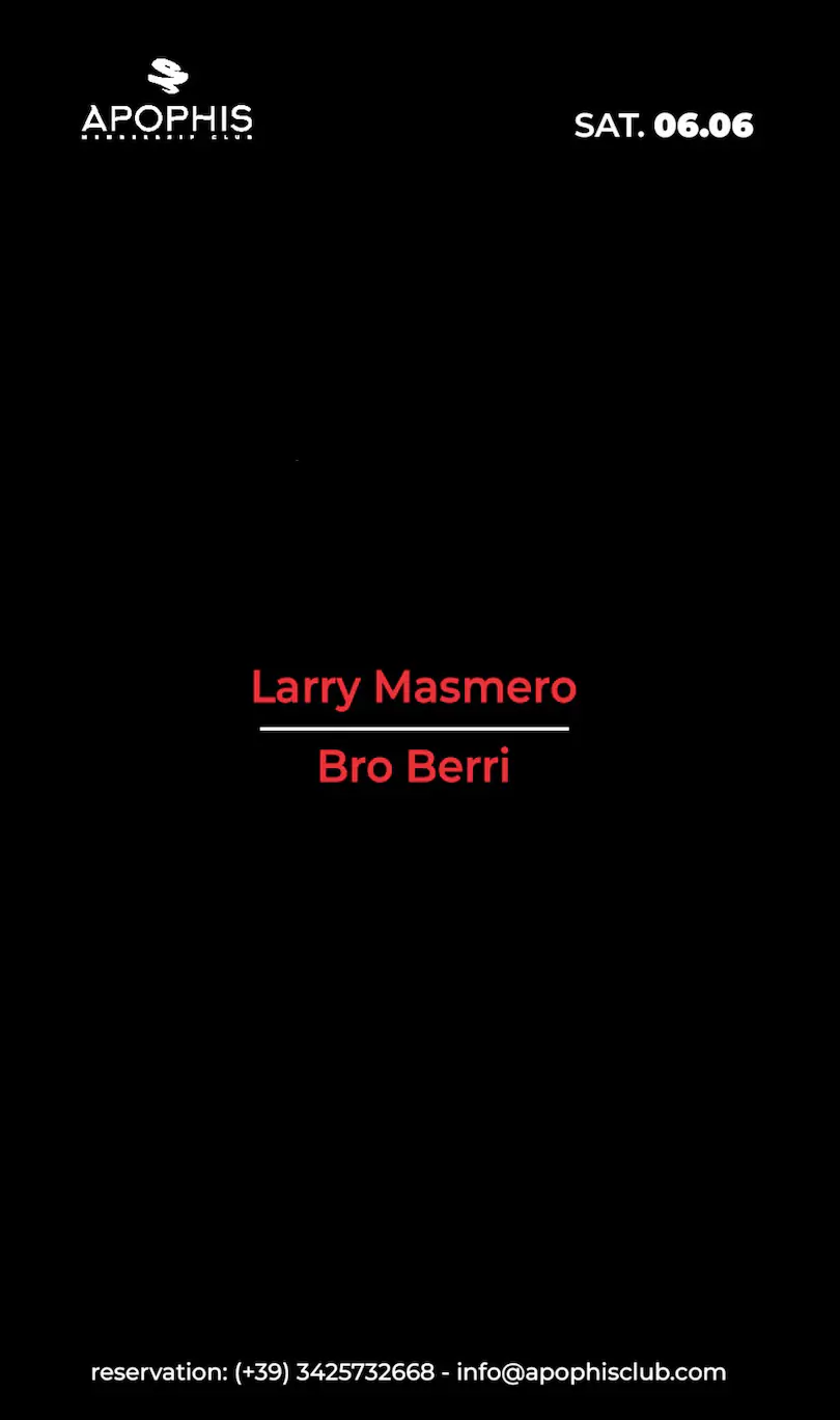 Saisonabschluss: Larry Masmero + Bro Berri