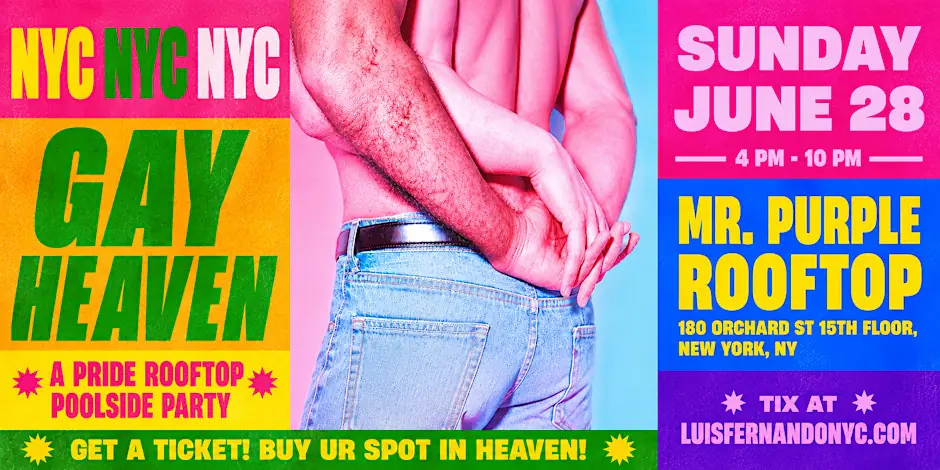 GAY HEAVEN: A Pride Rooftop Poolside Party