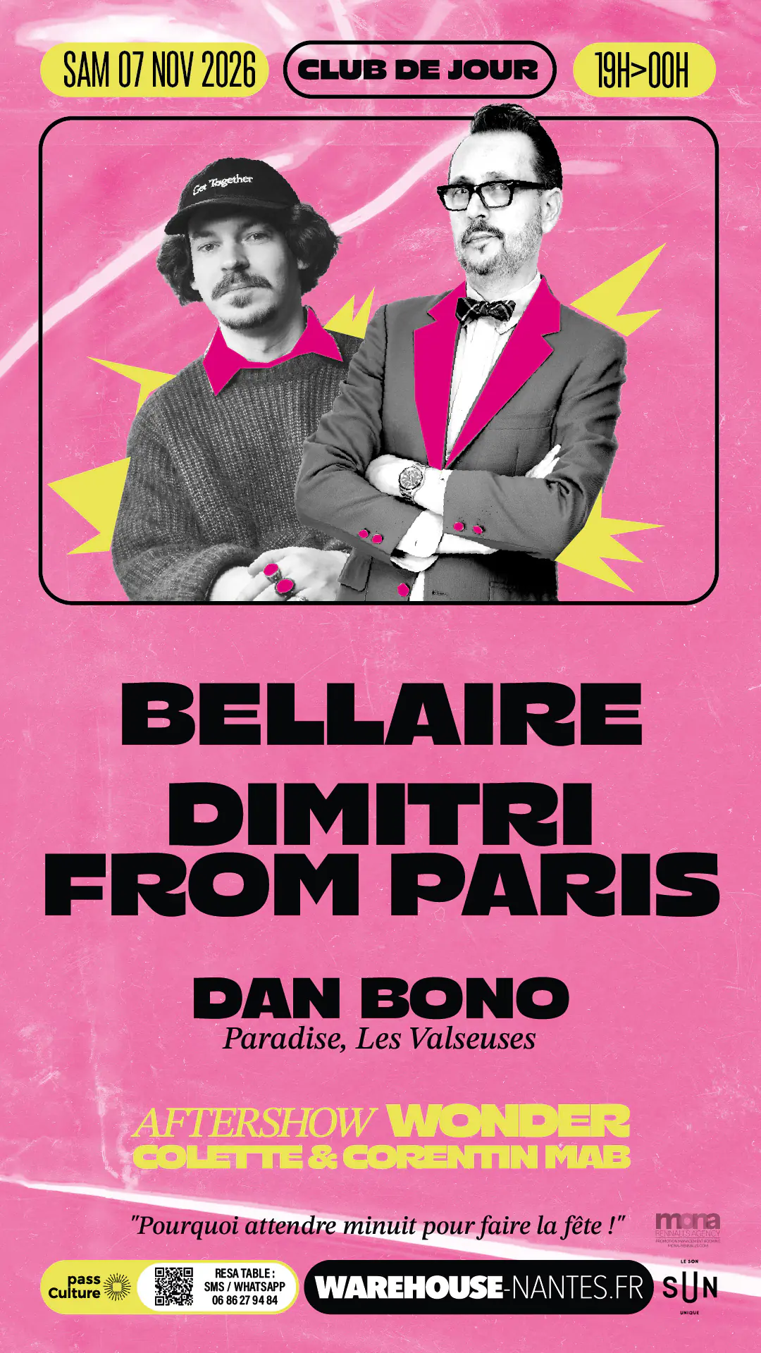 Club de Jour invite Bellaire & Dimitri From Paris