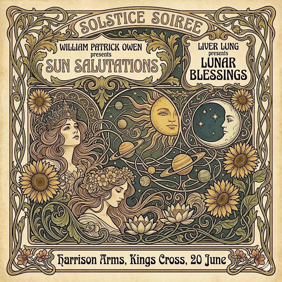 Solstice Soiree - presented by William Patrick Owen and Liver & Lung