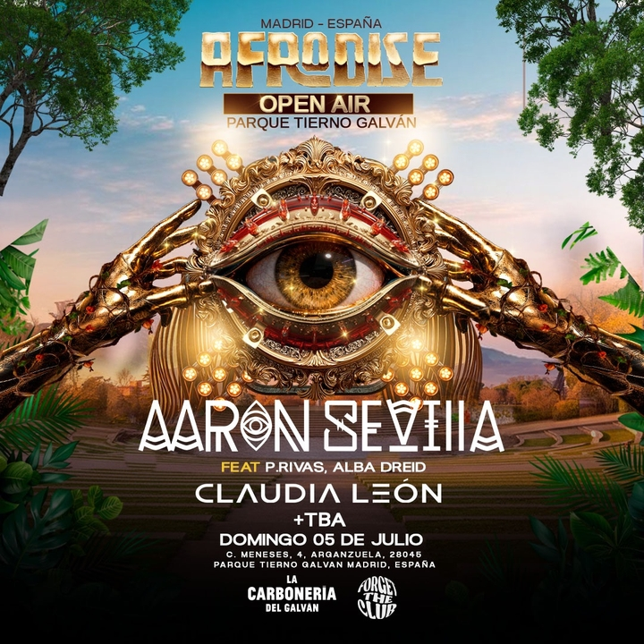 Afrodise Open Air Parque Tierno Galvan Madrid 🇪🇸 2026