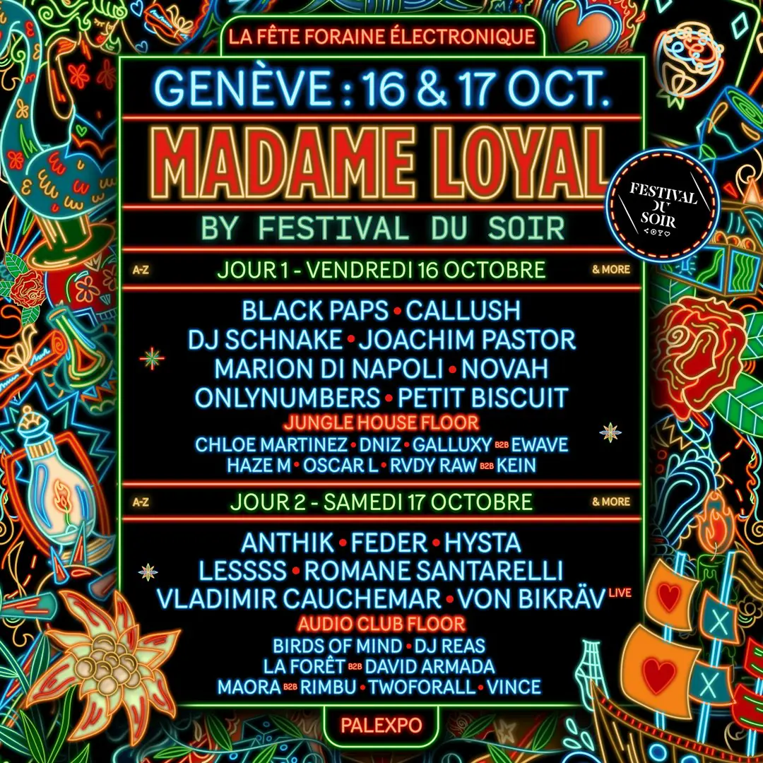 Madame Loyal Genève: 16 & 17 Octobre