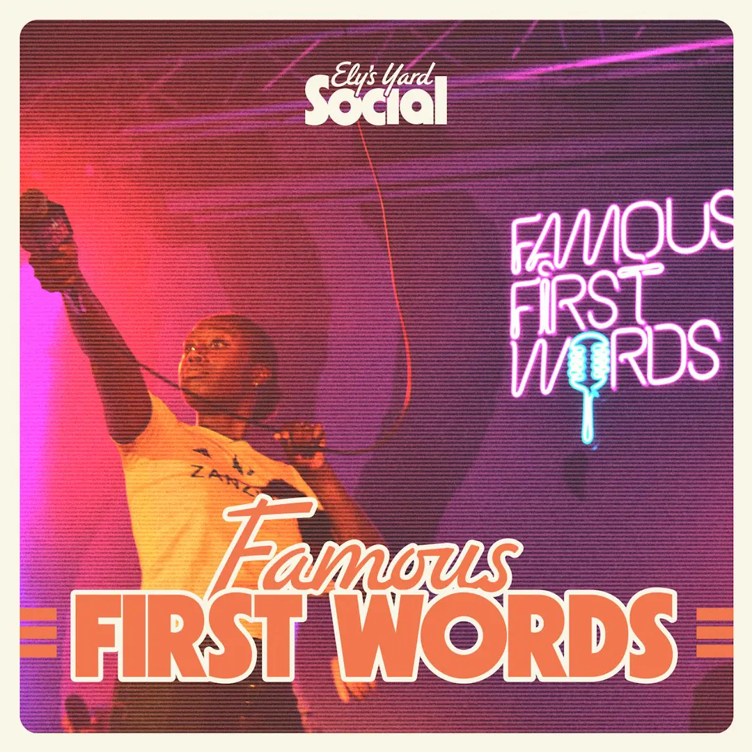 Famous First Words Goes East!