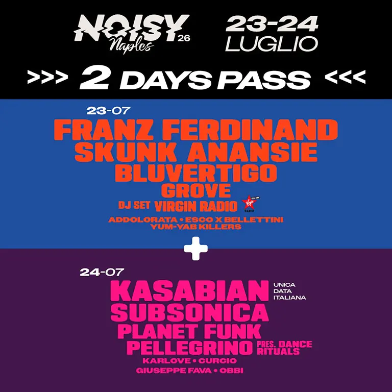 NOISY NAPLES 26 - DAY 1 - FRANZ FERDINAND - SKUNK ANANSIE