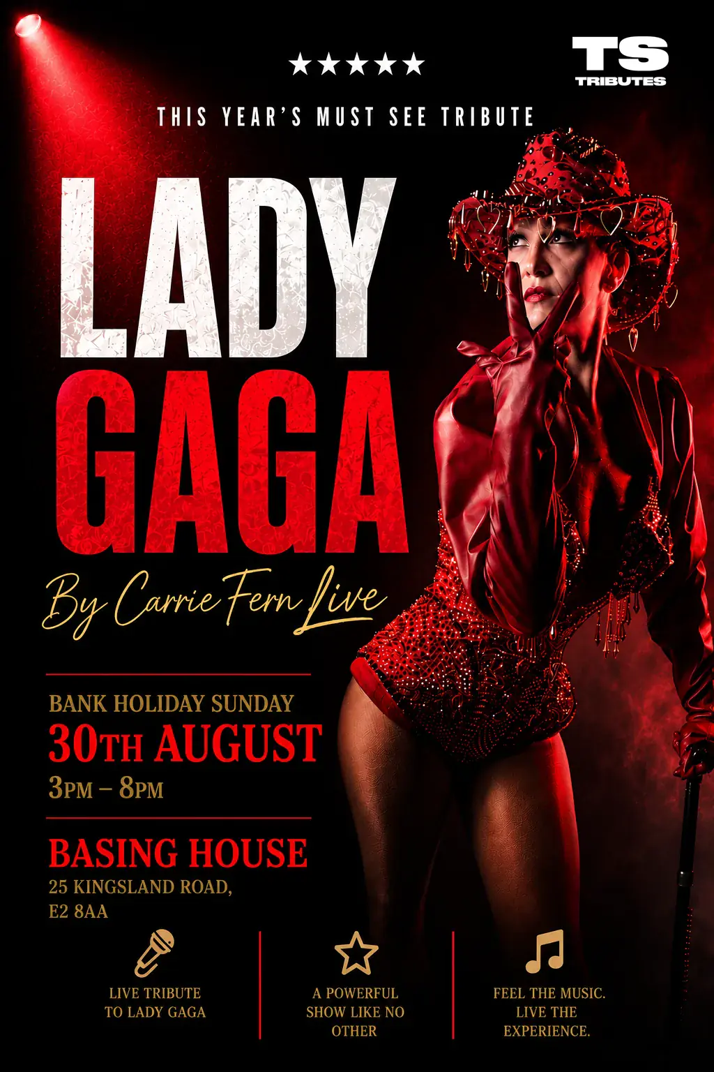 Lady Gaga Tribute by Carrie Fern Live