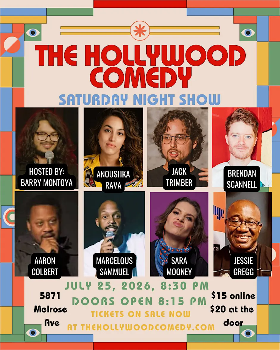 Saturday Night Standup Comedy Performance at The Hollywood Comedy
