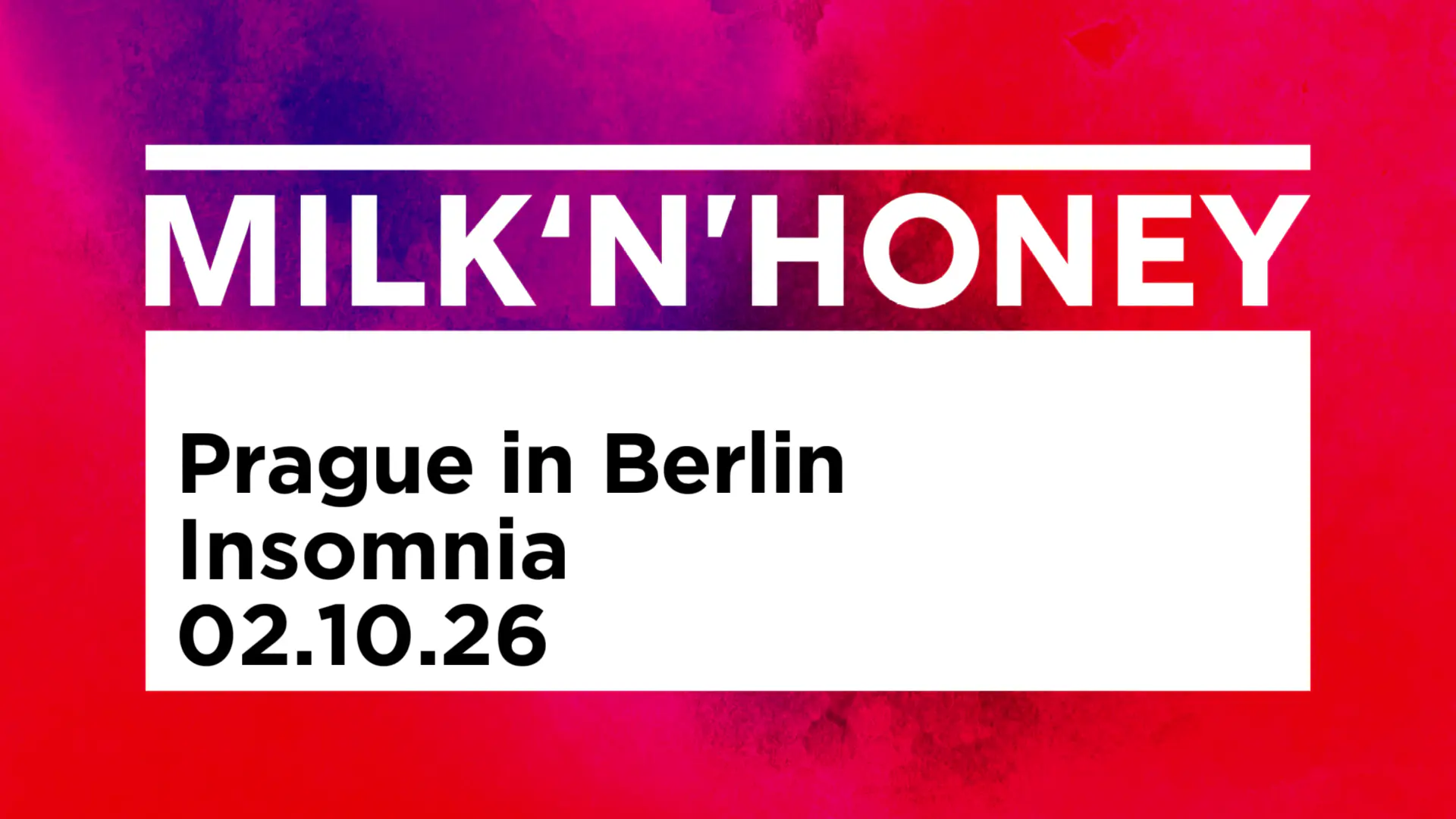 Milk & Honey: Prague in Berlin