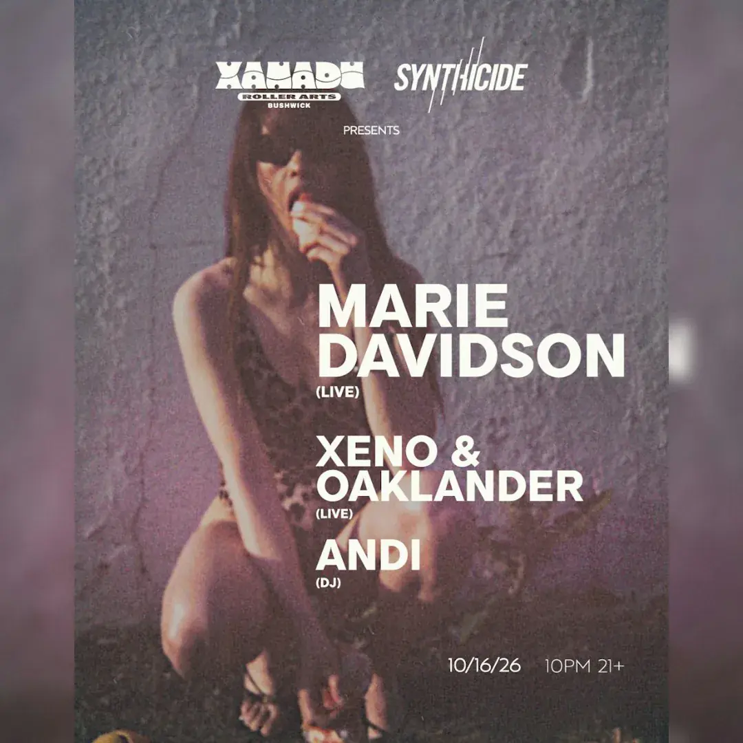 Marie Davidson LIVE, Andi (Synthicide) (concert)