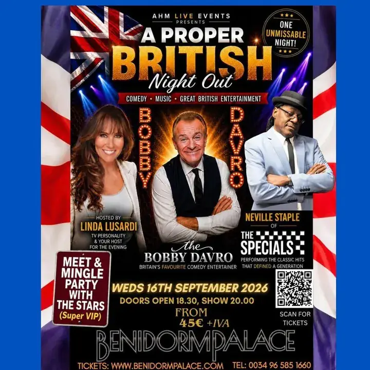 A Proper British Night Out Starring Neville Staple, Bobby Davro & Linda Lusardi
