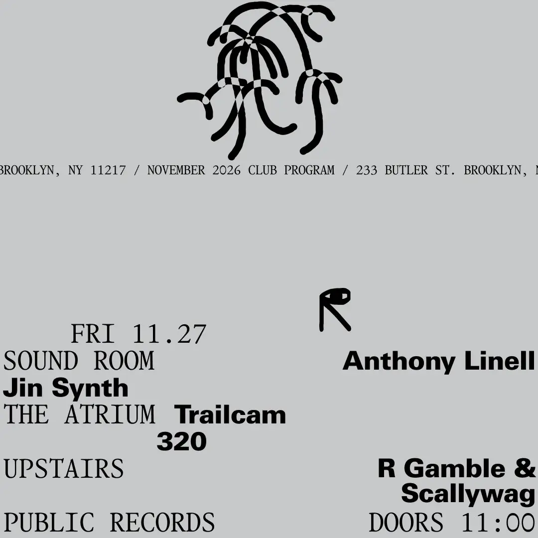 Anthony Linell, Jin Synth / Trailcam, 320 / R Gamble & Scallywag