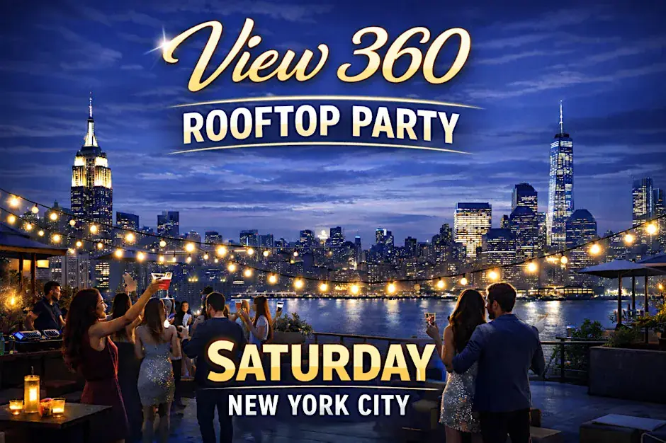 VIEW 360 HIGH BAR ROOFTOP PARTY. - SATURDAY NYC
