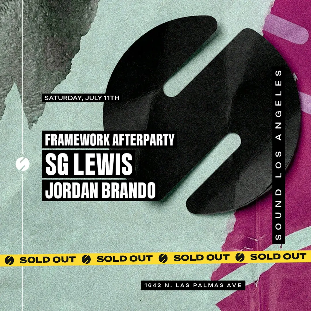 Framework Afterparty ft. SG Lewis