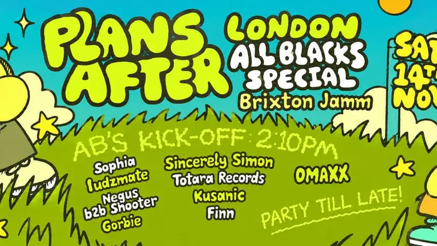 Plans After - Rugby After Party