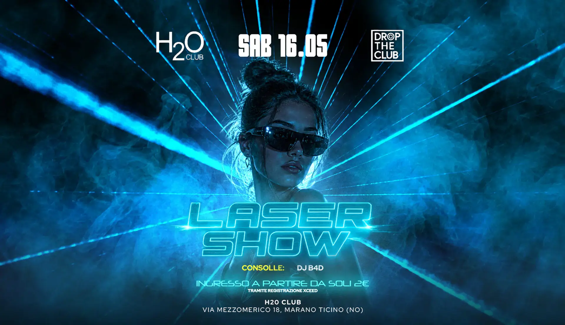 16 May Laser Show Party - H2O CLUB