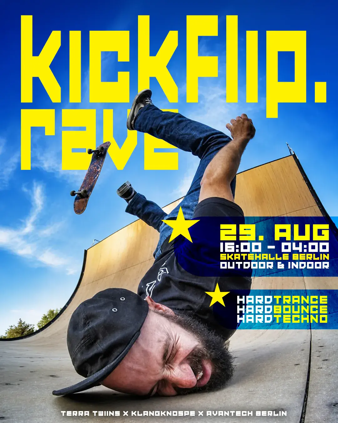 KICKFLIP RAVE (Day & Night) by TERRA TWIINS x Klangknospe