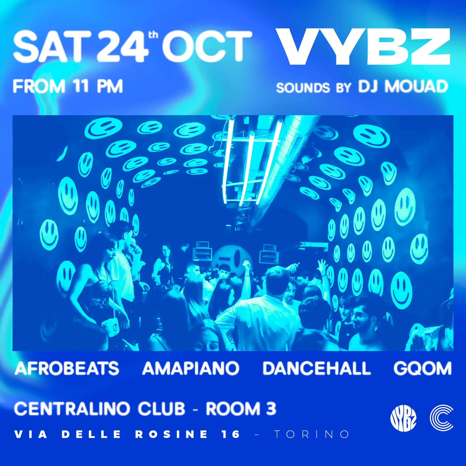 VYBZ at Centralino Club — Saturday 24th October