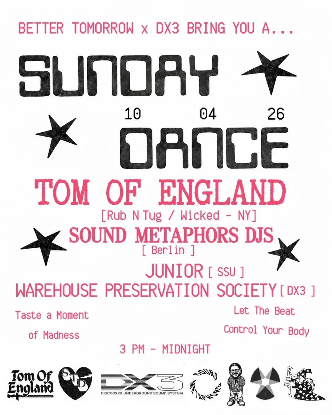Sunday Dance with Tom of England