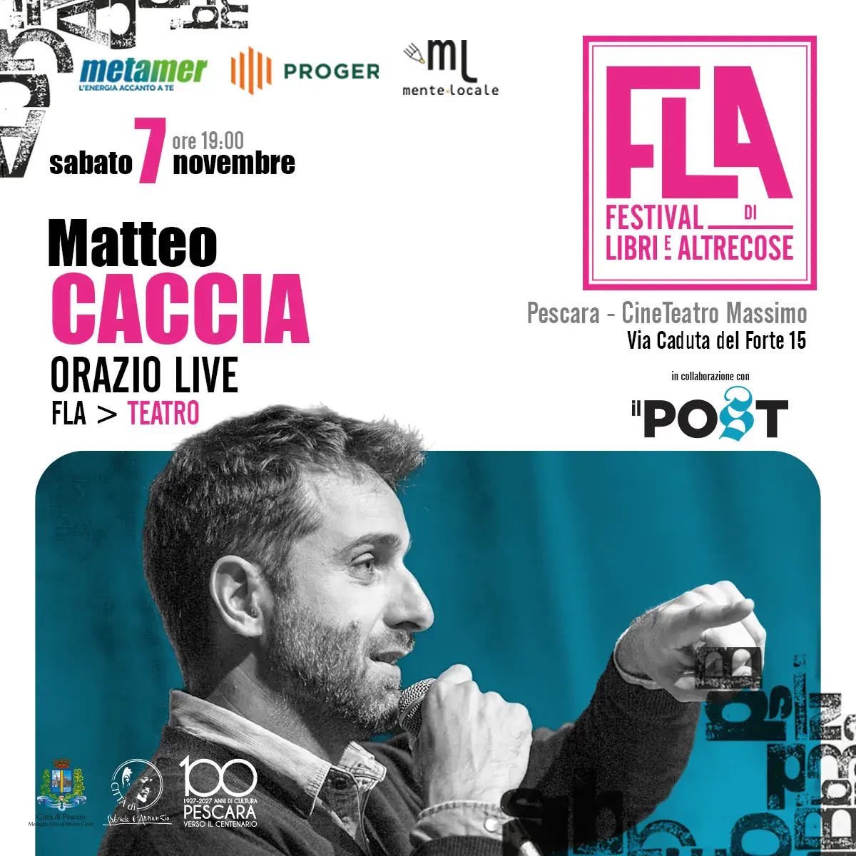 Matteo Caccia in Orazio Live