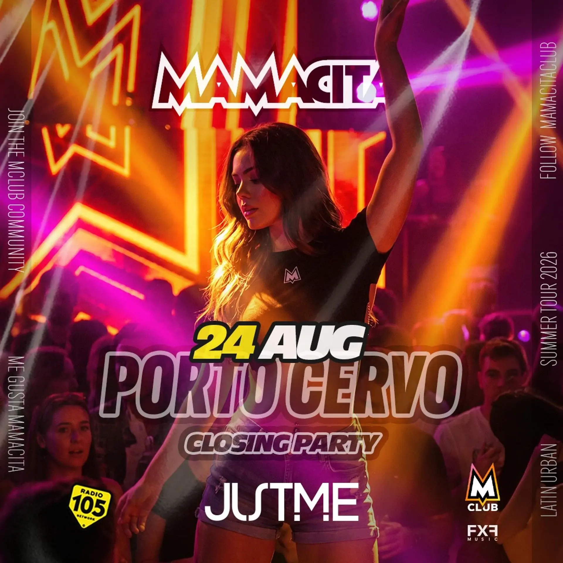 MAMACITA - Lunes en el JUST ME de Porto Cervo