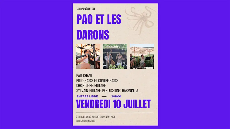 Pao et les Darons – Live acoustique | Jazz, Bossa & Pop