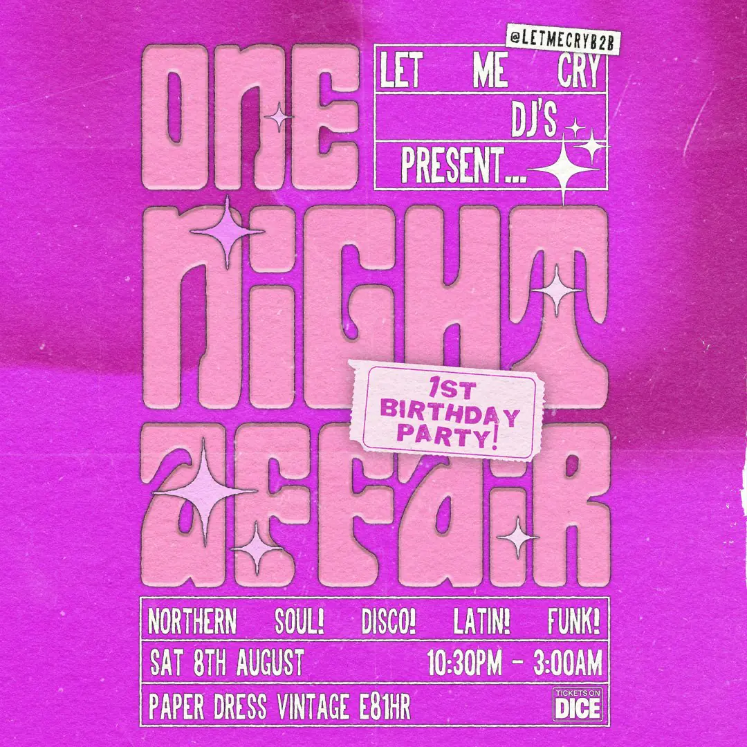 One Night Affair Club Night