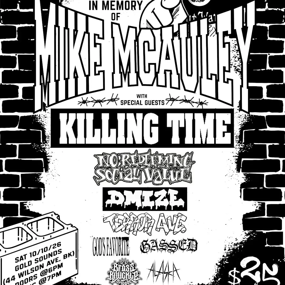 KILLING TIME / / NO REDEEMING SOCIAL VALUE / / DMIZE / / TERROR AVE / / GOD'S FAVORITE / / GASSED / / BRASS KNUCK