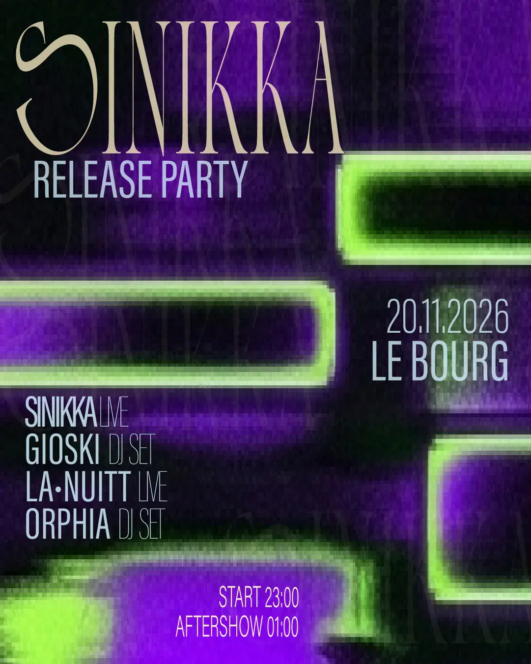SINIKKA: RELEASE PARTY
