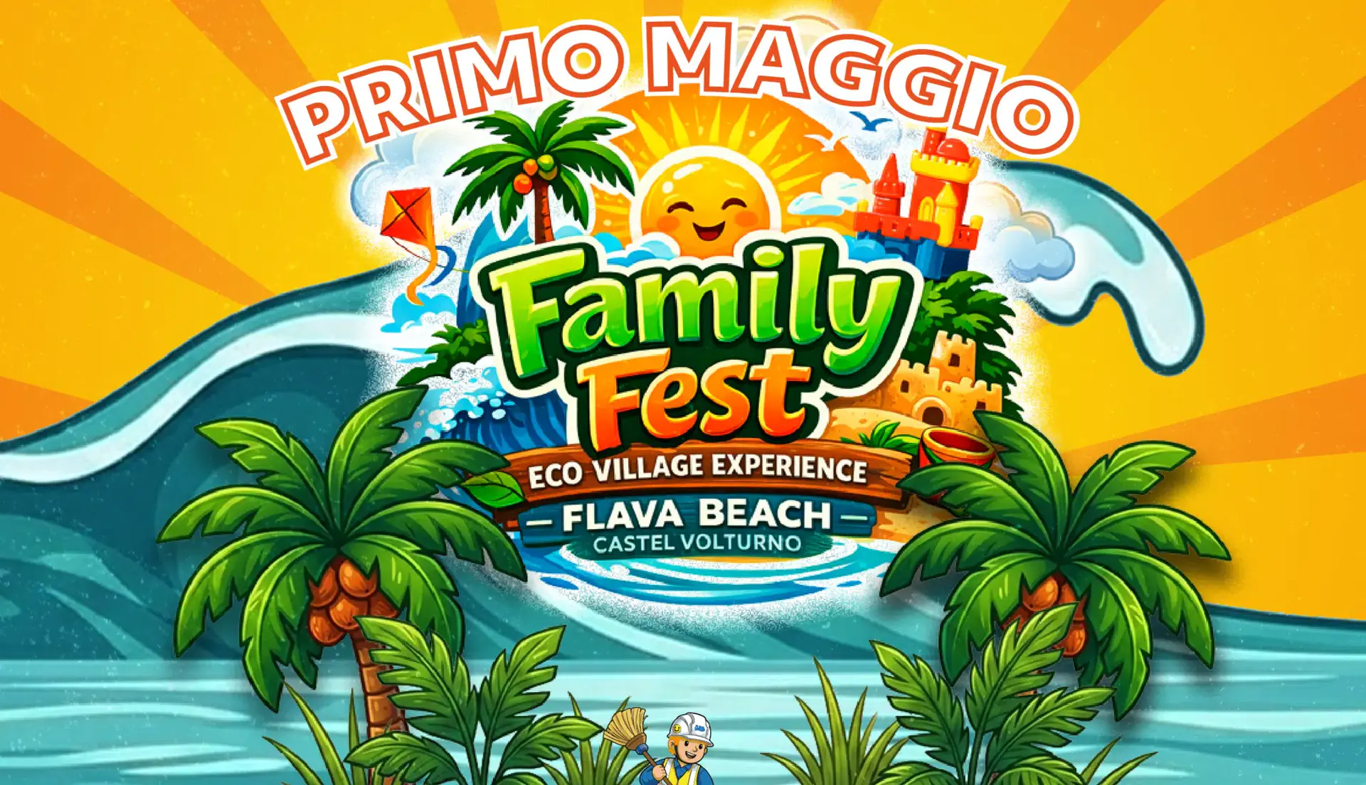 Venerdi 1 maggio 2026 @ Family Fest @ Flava Beach @ Flava Kids
