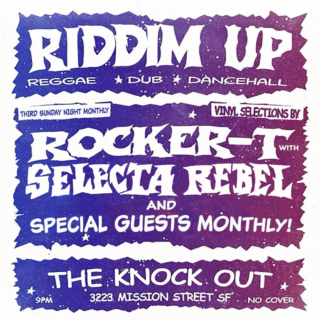 DOMINGO DE REGGAE: ¡FIESTA DE BAILE REGGAE RIDDIM UP!