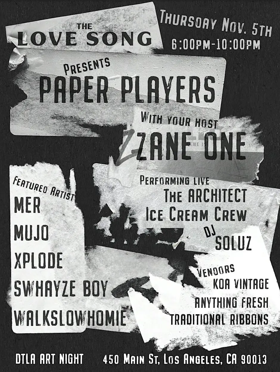 Paper Players - DTLA Art Night