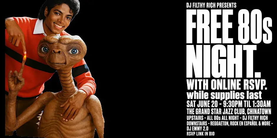 Free 80s Night w / RSVP