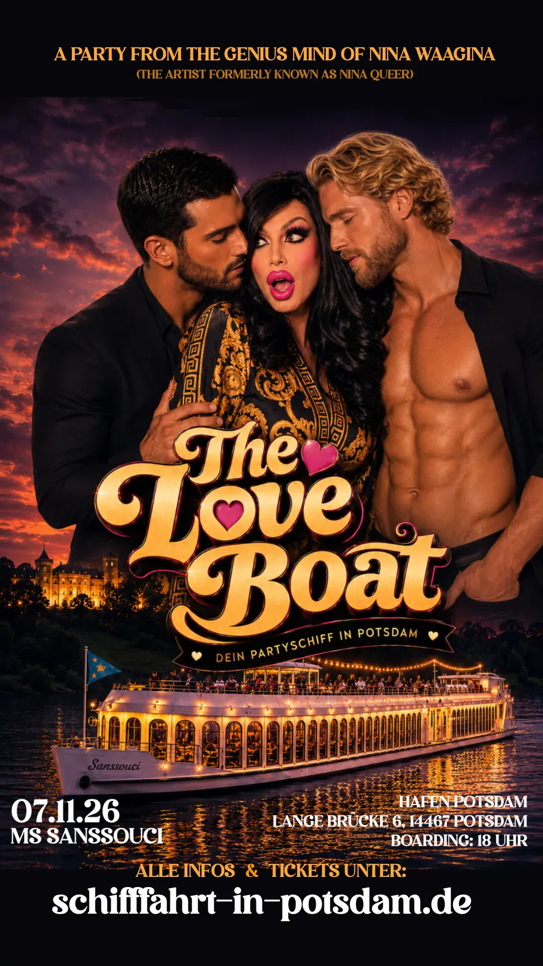 The Love Boat – Dein Partyschiff in Potsdam