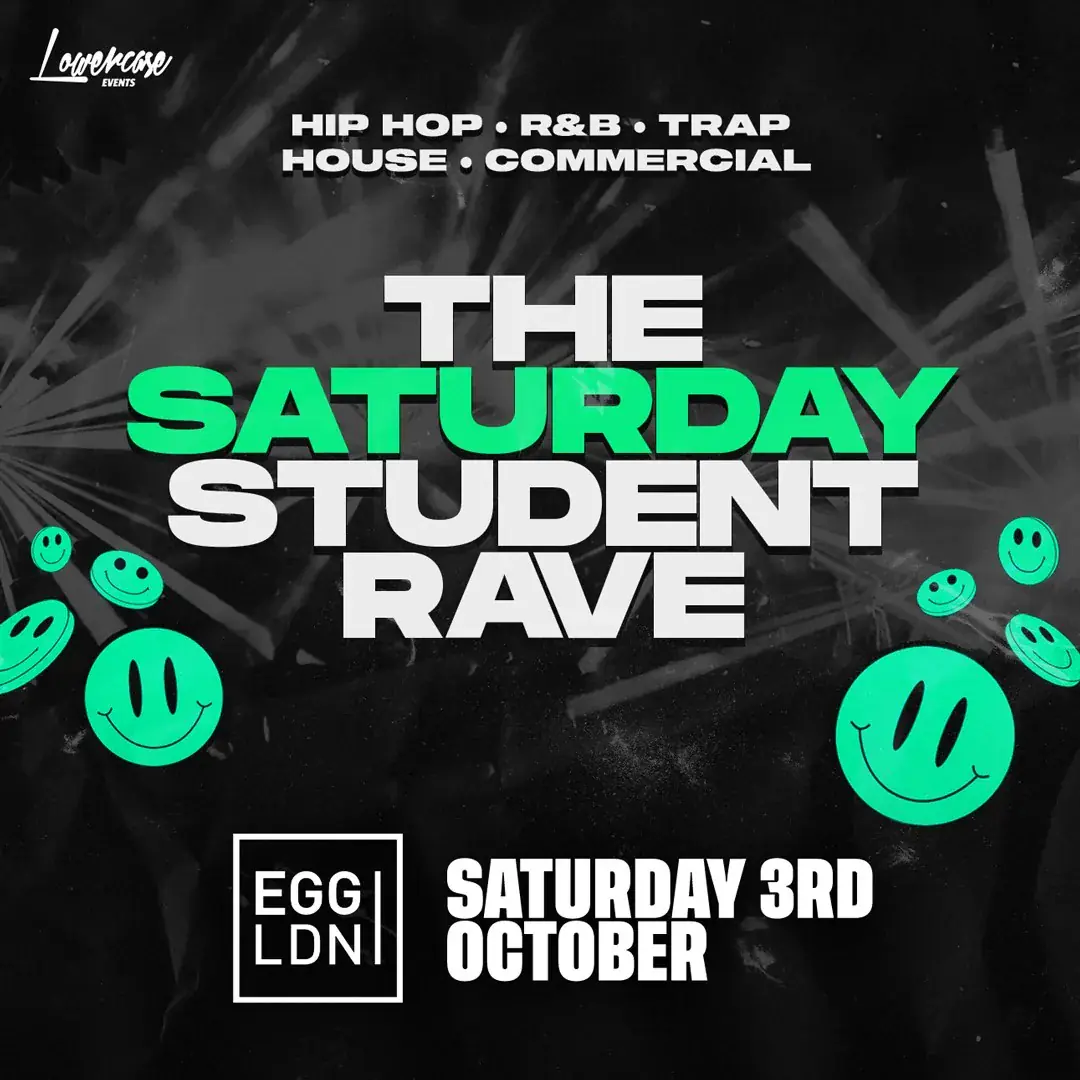 The Saturday Student Freshers Rave